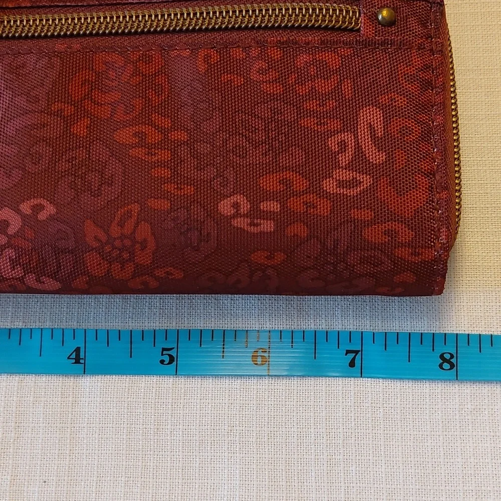 Travelon RFID Blocking Wallet Wristlet Burgundy NEW - Picture 12 of 14